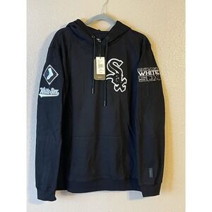 Men's 2XL NWT Chicago White Sox Pro‎ Standard Team Logo Pullover Hoodie Black